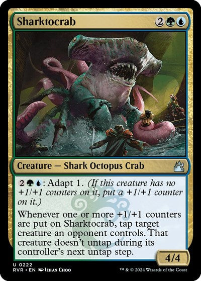 Sharktocrab (Ravnica Remastered) Light Play