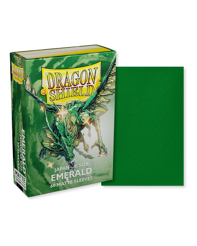 Dragon Shield Japanese Matte Sleeves - Emerald (60-Pack) - Dragon Shield Card Sleeves