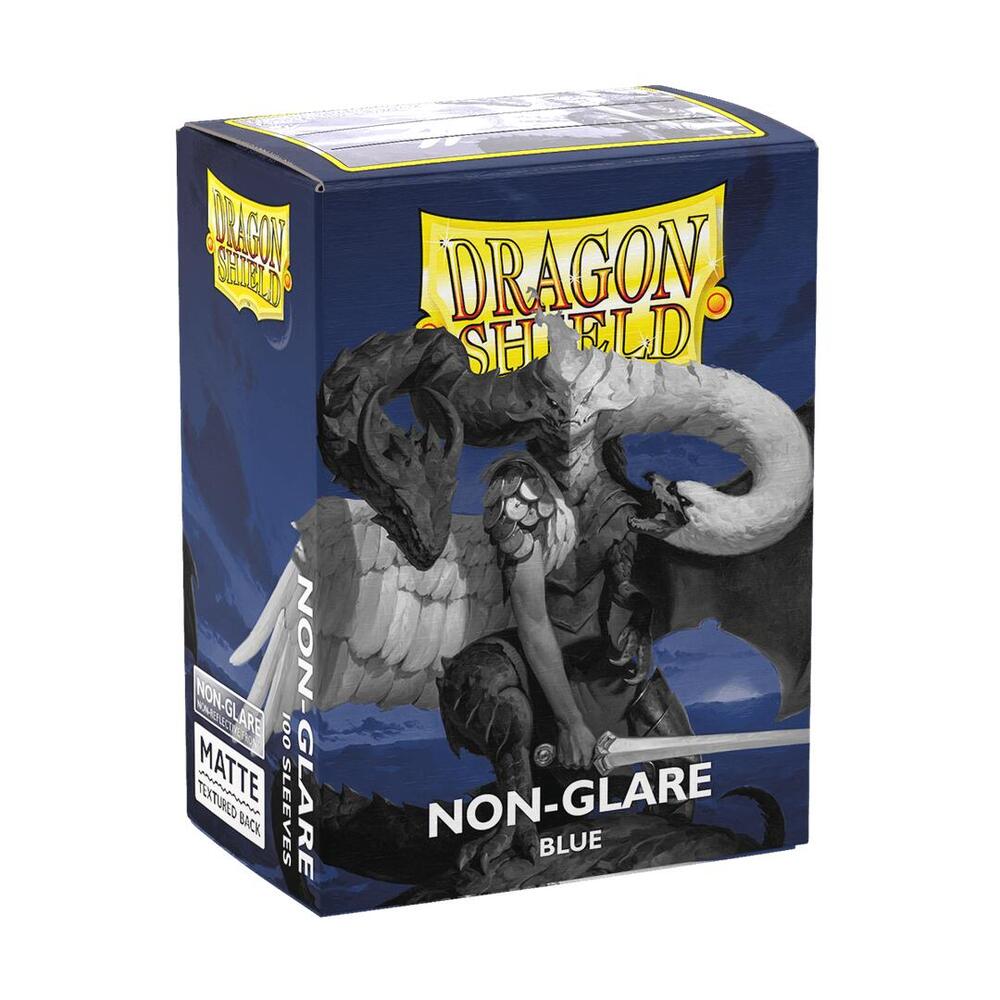 Dragon Shield Non-Glare Matte Blue Sleeves (100-Pack) - Dragon Shield Card Sleeves