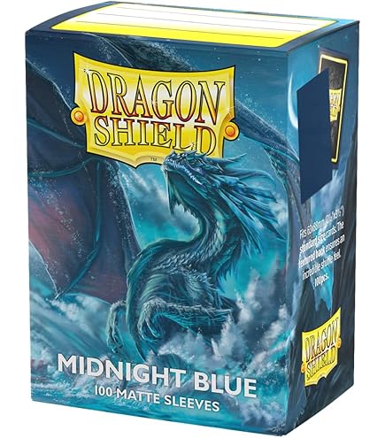 Dragon Shield Matte Standard Sleeves - Midnight Blue (100-Pack) - Dragon Shield Card Sleeves