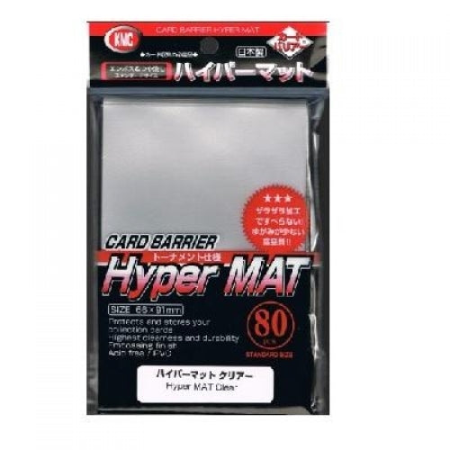 KMC Hyper Matte Clear Sleeves (80ct)