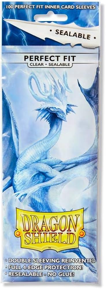 Dragon Shield - clear - Sideloading Perfect Fit Sleeves - Standard Size