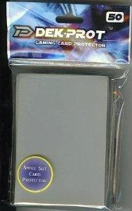 Dek Prot 50ct. Yugioh Sized Sleeves - Platinum Silver