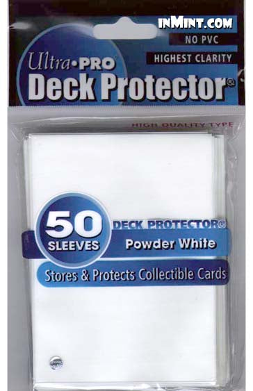 Ultra Pro Standard Sleeves Pack of 50 in Powder White