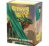 Dragon Shield Dual Matte Standard Sleeves - Power & Copper (100-Pack) - Dragon Shield Card Sleeves