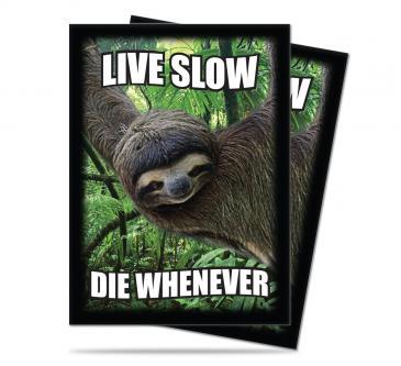 Sloth: Live Slow,Die Whenever Standard Deck Protectors 50ct