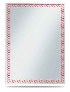 Printed Deck Protector Sleeve Covers - Hearts