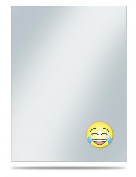 Printed Deck Protector Sleeve Covers - Emoji Happy Tears (50 ct)