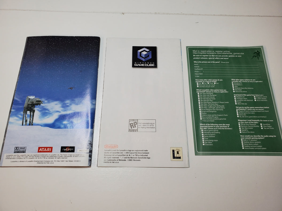 Star Wars Rebel Strike Rogue Squadron III (Gamecube)