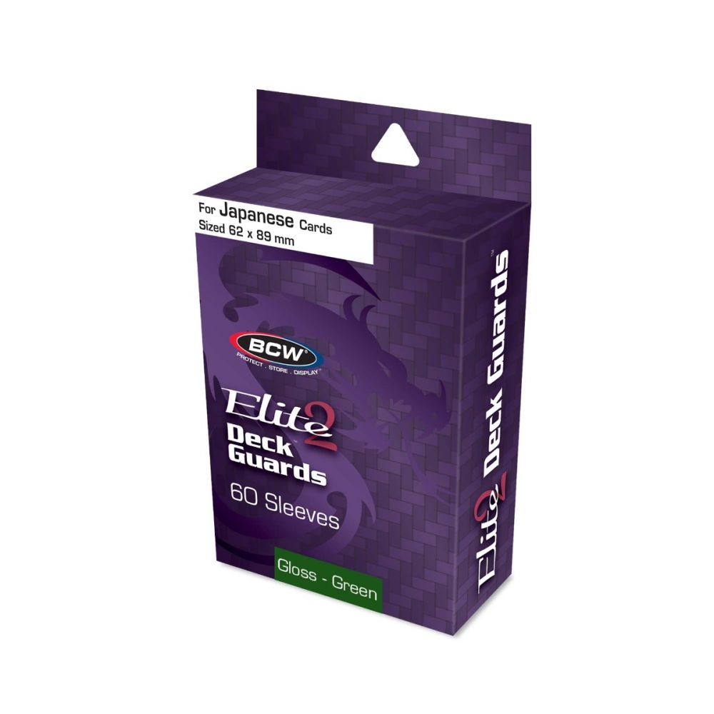 BCW Deck Guard: Elite2 Small sleeves - Green (60ct)