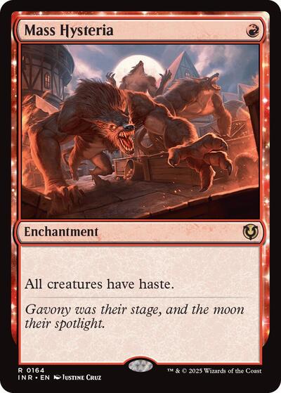 Mass Hysteria (Innistrad Remastered) Near Mint Foil