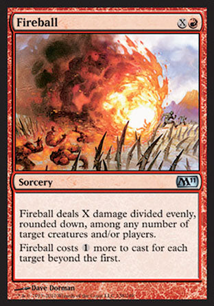 Fireball (Magic 2011 Core Set) Light Play