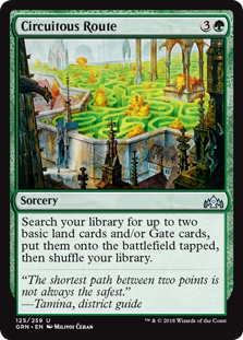 Circuitous Route (Guilds of Ravnica) Light Play Foil