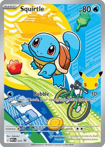Squirtle - 039 (ME: Mega Evolution Promo) Near Mint Holofoil