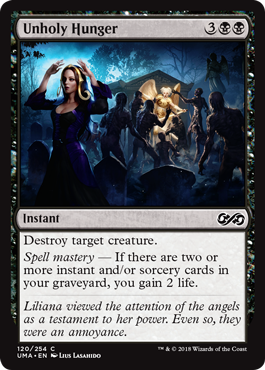 Unholy Hunger (Ultimate Masters) Light Play