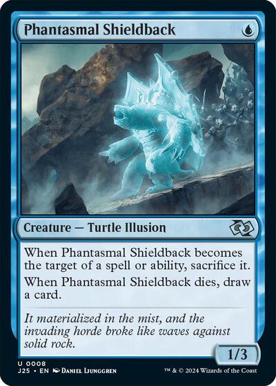 Phantasmal Shieldback (Foundations Jumpstart) Light Play