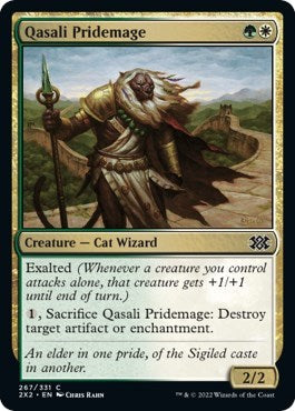 Qasali Pridemage (Double Masters 2022) Light Play Foil