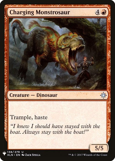 Charging Monstrosaur (Mystery Booster) Light Play