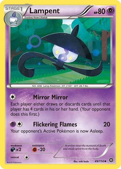 Lampent (XY - Steam Siege) Medium Play
