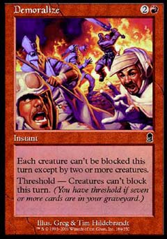 Demoralize (Odyssey) Light Play