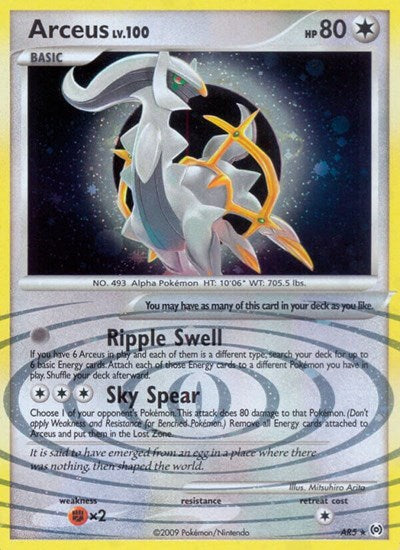 Arceus (AR5) (Arceus) Medium Play