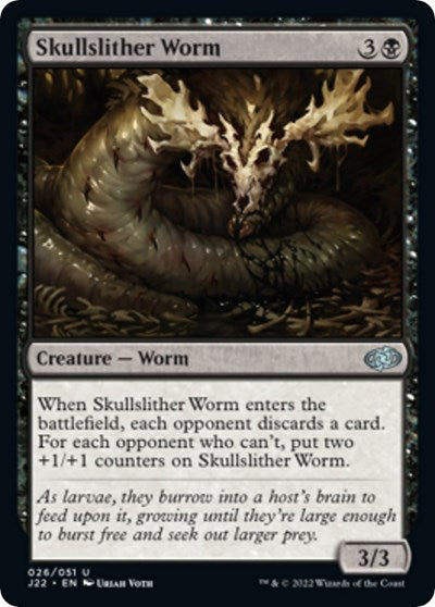 Skullslither Worm (Jumpstart 2022) Light Play