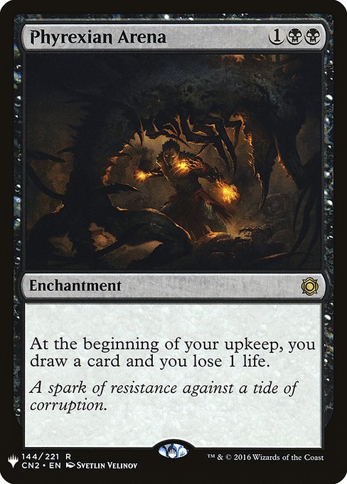 Phyrexian Arena (Mystery Booster) Light Play