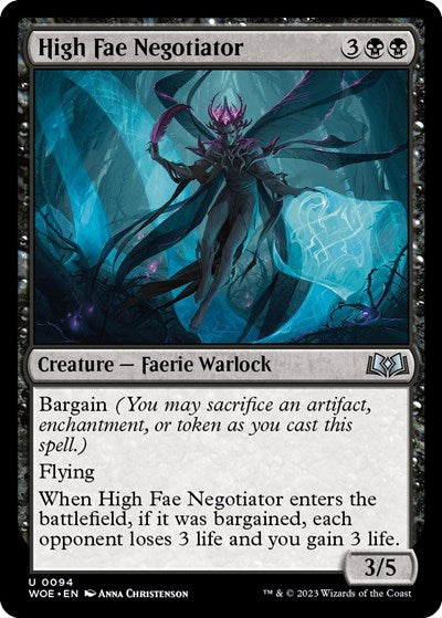 High Fae Negotiator (Wilds of Eldraine) Light Play