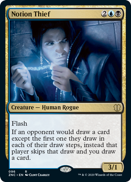 Notion Thief (Commander 2020 Zendikar Rising) Light Play