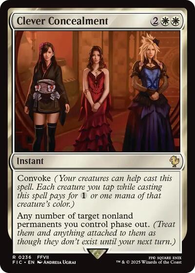 Clever Concealment (Commander: FINAL FANTASY) Light Play