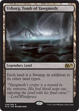 Urborg, Tomb of Yawgmoth (Magic 2015 Core Set) Medium Play