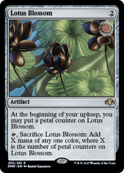 Lotus Blossom (Dominaria Remastered) Light Play