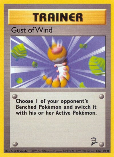 Gust of Wind (Base Set 2) Heavy Play