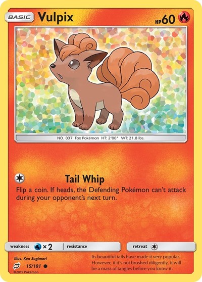Vulpix (SM - Team Up) Damaged / Poor Reverse Holofoil