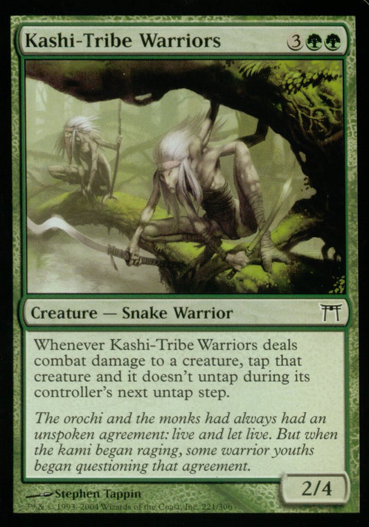 Kashi-Tribe Warriors (Champions of Kamigawa) Light Play