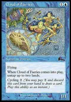 Cloud of Faeries (Urza's Legacy) Medium Play