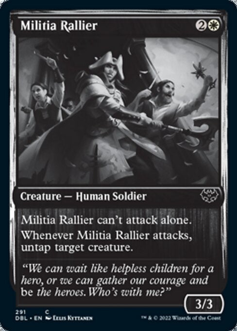 Militia Rallier (Innistrad: Double Feature) Light Play