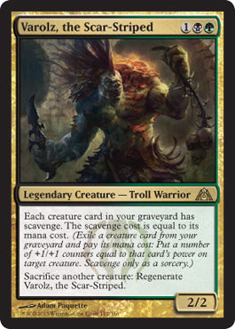 Varolz, the Scar-Striped (Dragon's Maze) Heavy Play
