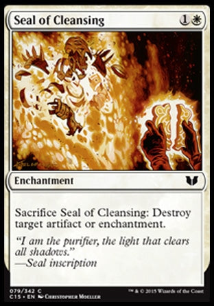Seal of Cleansing (Commander 2015) Light Play