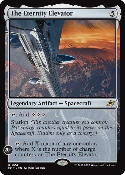 The Eternity Elevator (Edge of Eternities) Light Play Foil