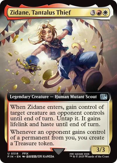 Zidane, Tantalus Thief (Extended Art) (Universes Beyond: FINAL FANTASY) Light Play