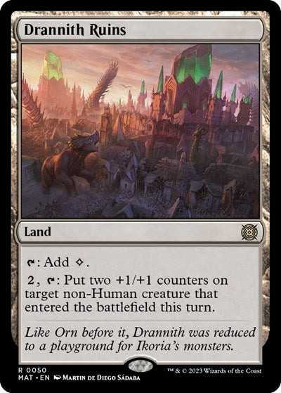Drannith Ruins (March of the Machine: The Aftermath) Light Play Foil