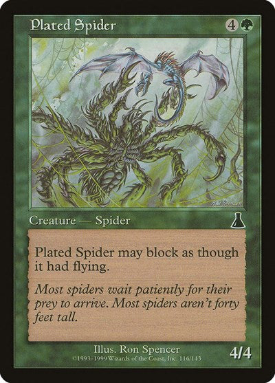 Plated Spider (Urza's Destiny) Light Play