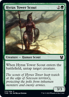Hyrax Tower Scout (Theros Beyond Death) Light Play Foil