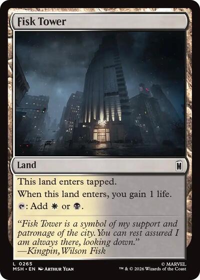Fisk Tower (Marvel Super Heroes) Light Play Foil
