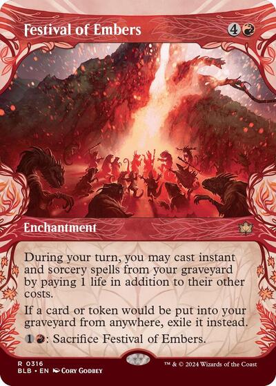 Festival of Embers (Showcase) (Bloomburrow) Light Play
