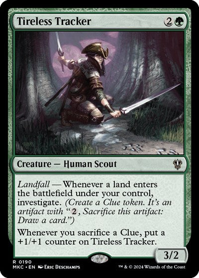 Tireless Tracker (Commander: Murders at Karlov Manor) Light Play