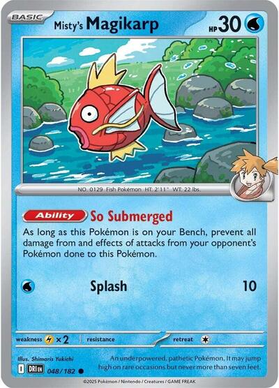 Misty's Magikarp (SV10: Destined Rivals) Light Play Reverse Holofoil