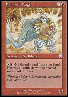 Hammer Mage (Mercadian Masques) Medium Play