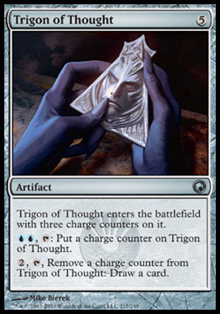 Trigon of Thought (Scars of Mirrodin) Light Play